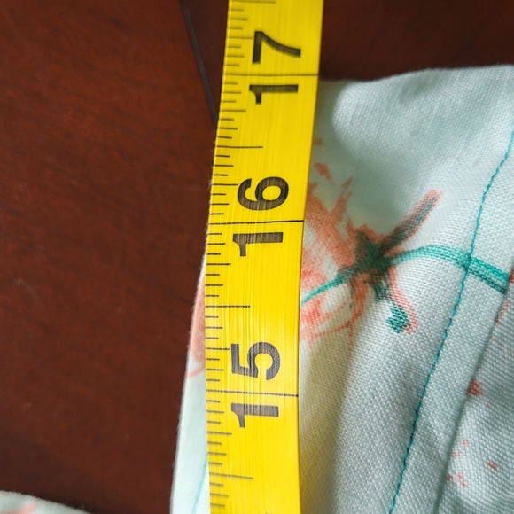 Ann Taylor Linen Fit & Flare Floral Dress Size 8 - Picture 13 of 14